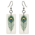 Peacock Feather Earrings | FW412