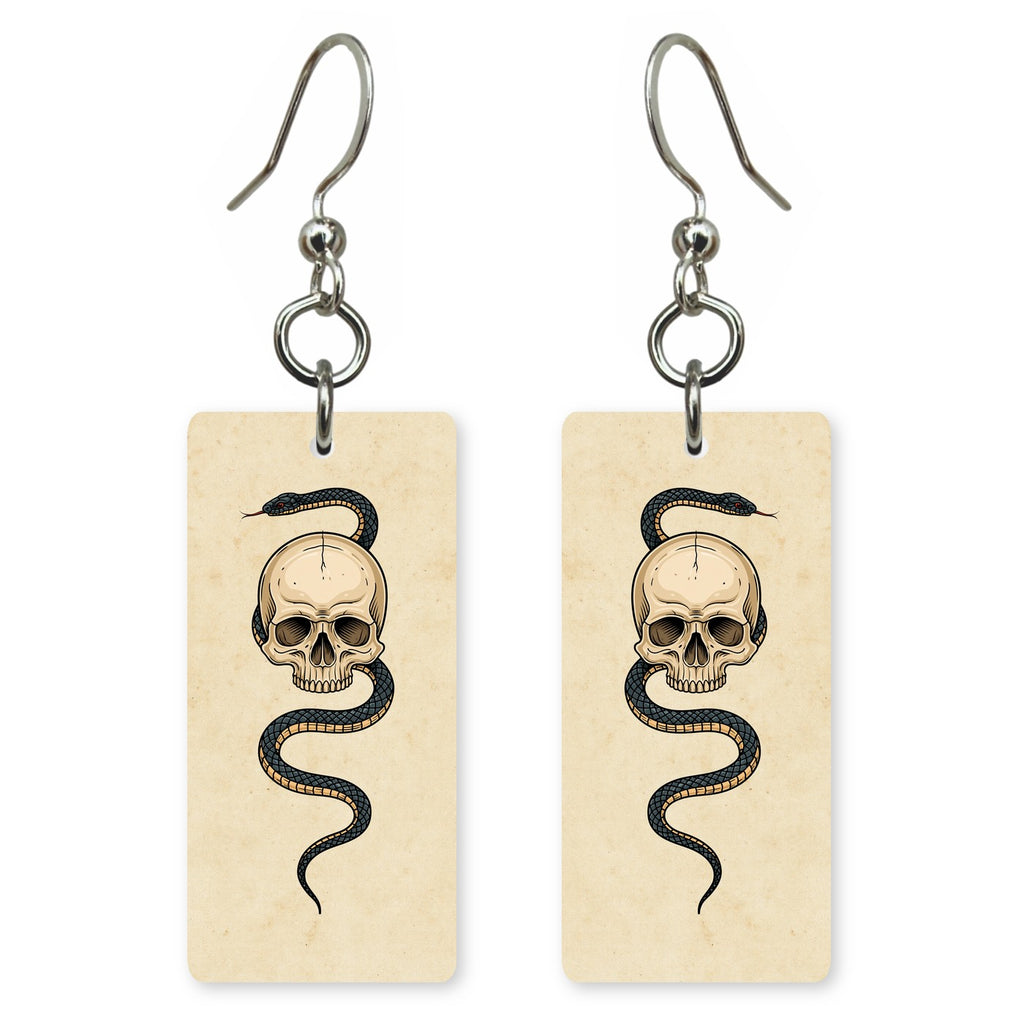 Skull Serpent Earrings | FW420