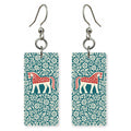 Folk Horse Garden Earrings | FW425
