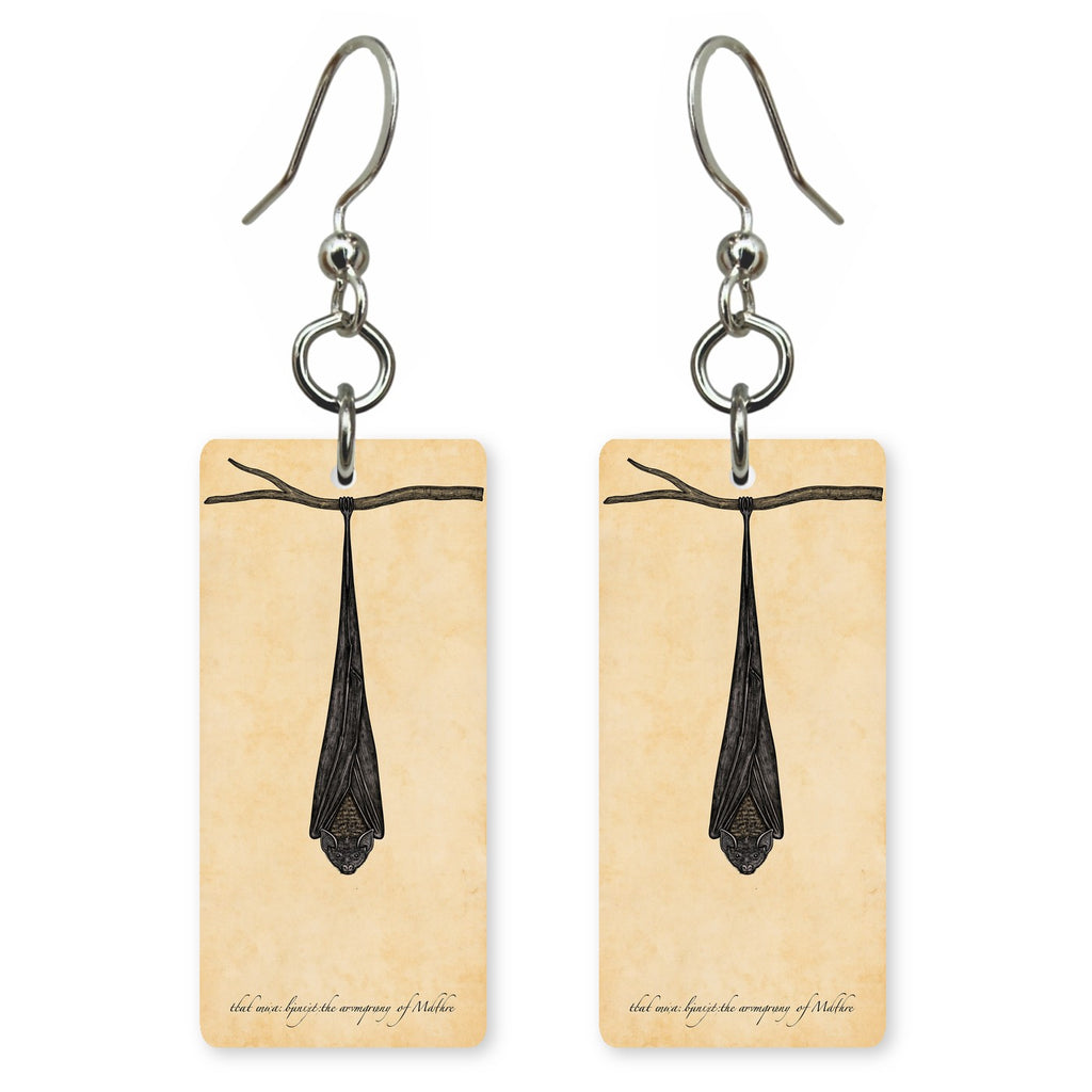 Sleeping Bat Earrings | FW431