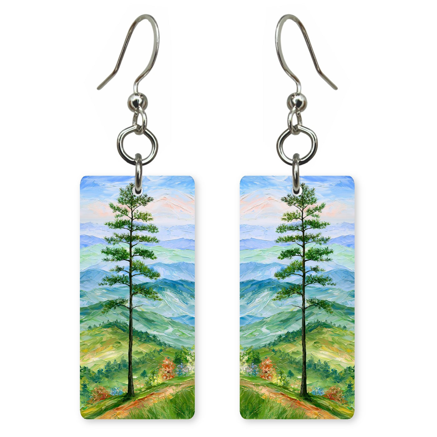 Blue Ridge Pine earrings
