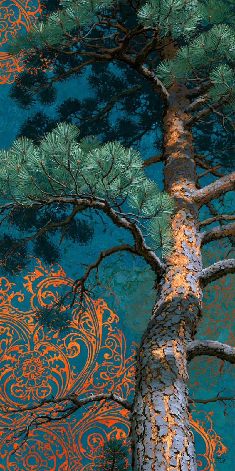 Pine Filigree Earrings | FW436