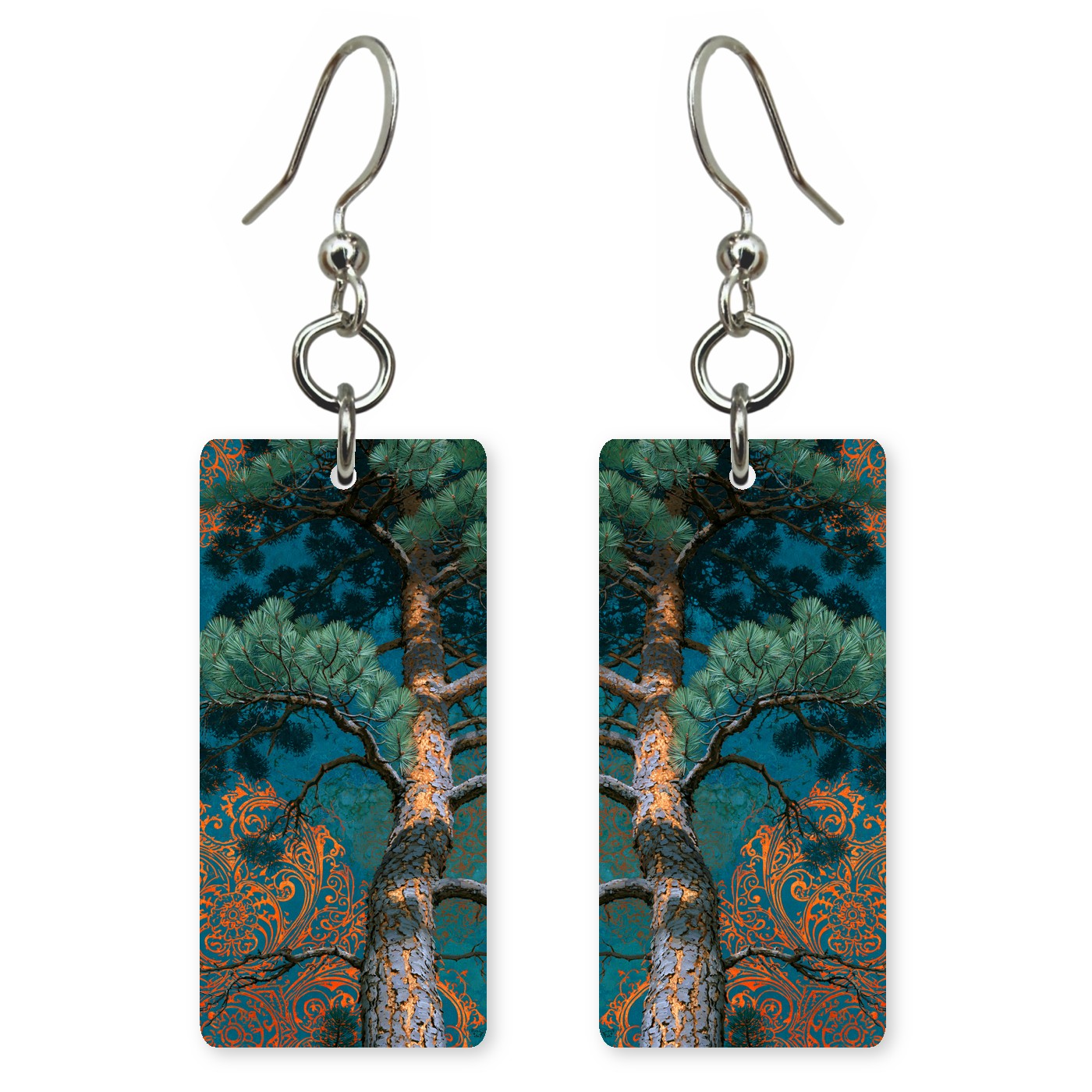 Pine Filigree earrings