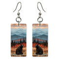 Fall Meadow Bear earrings