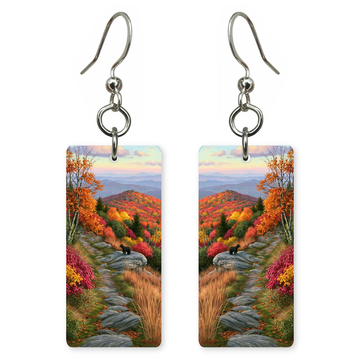 Overlook Bear earrings