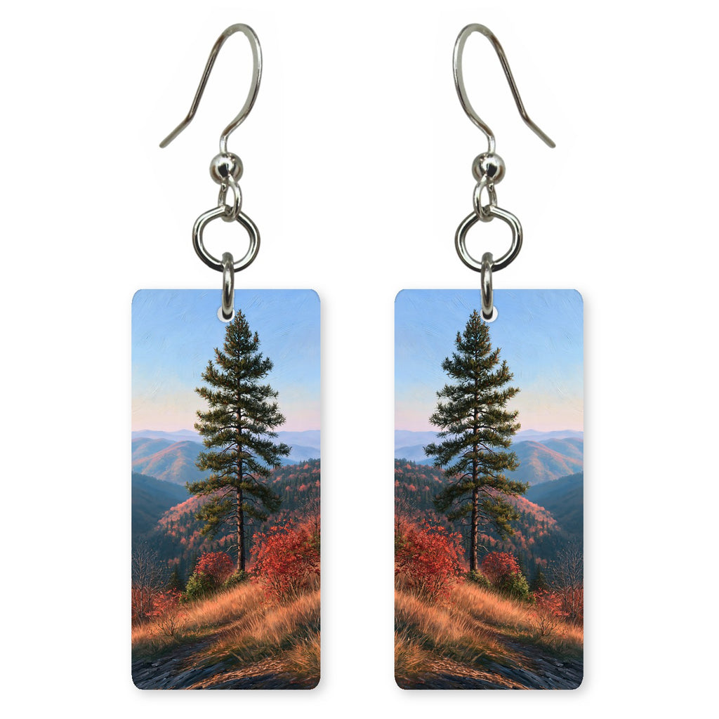 Autumn Valley Pine earrings