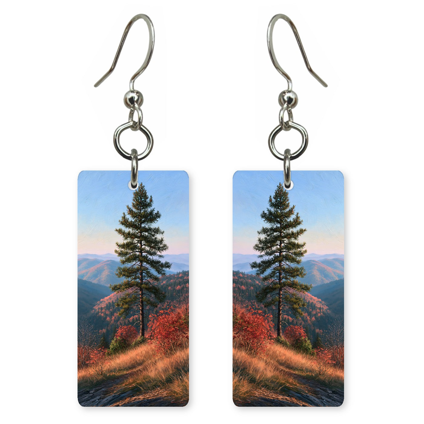 Autumn Valley Pine earrings