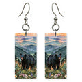 Wildflower Bear earrings