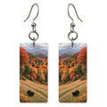 Autumn Meadow Bear earrings