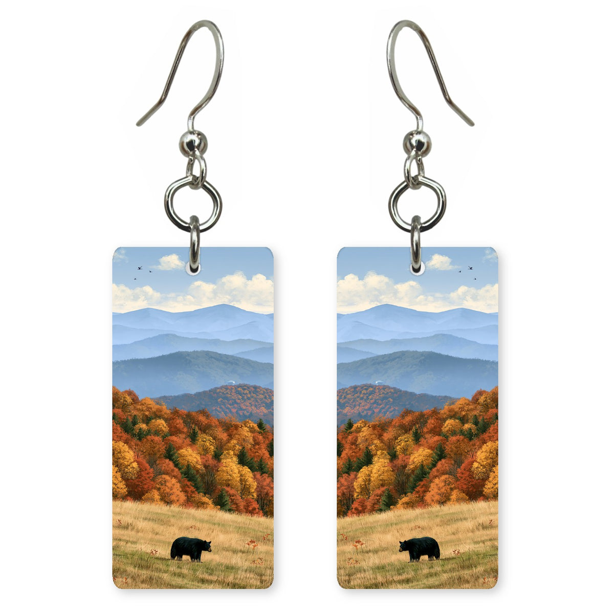 Blue Ridge Bear earrings