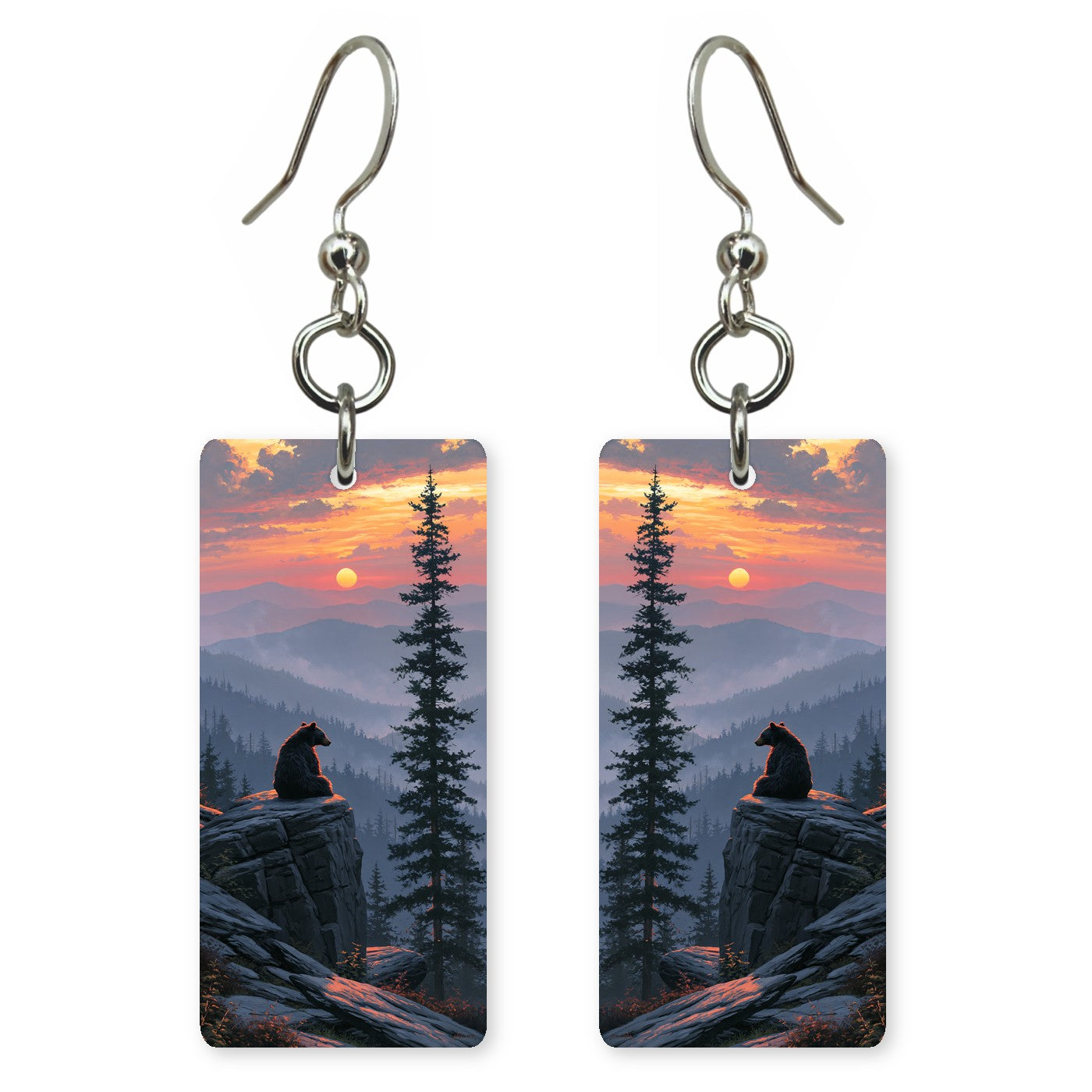 Sunset Rock Bear earrings