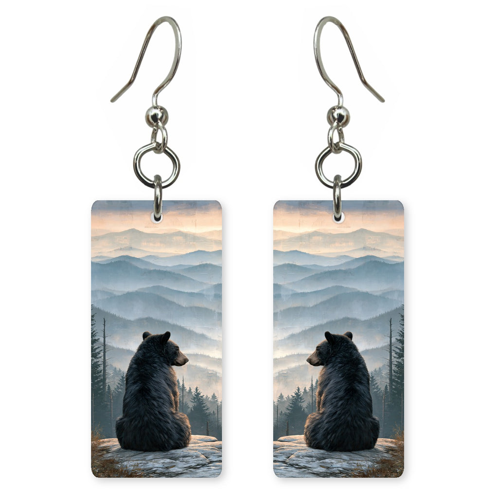 Misty Mountain Bear earrings