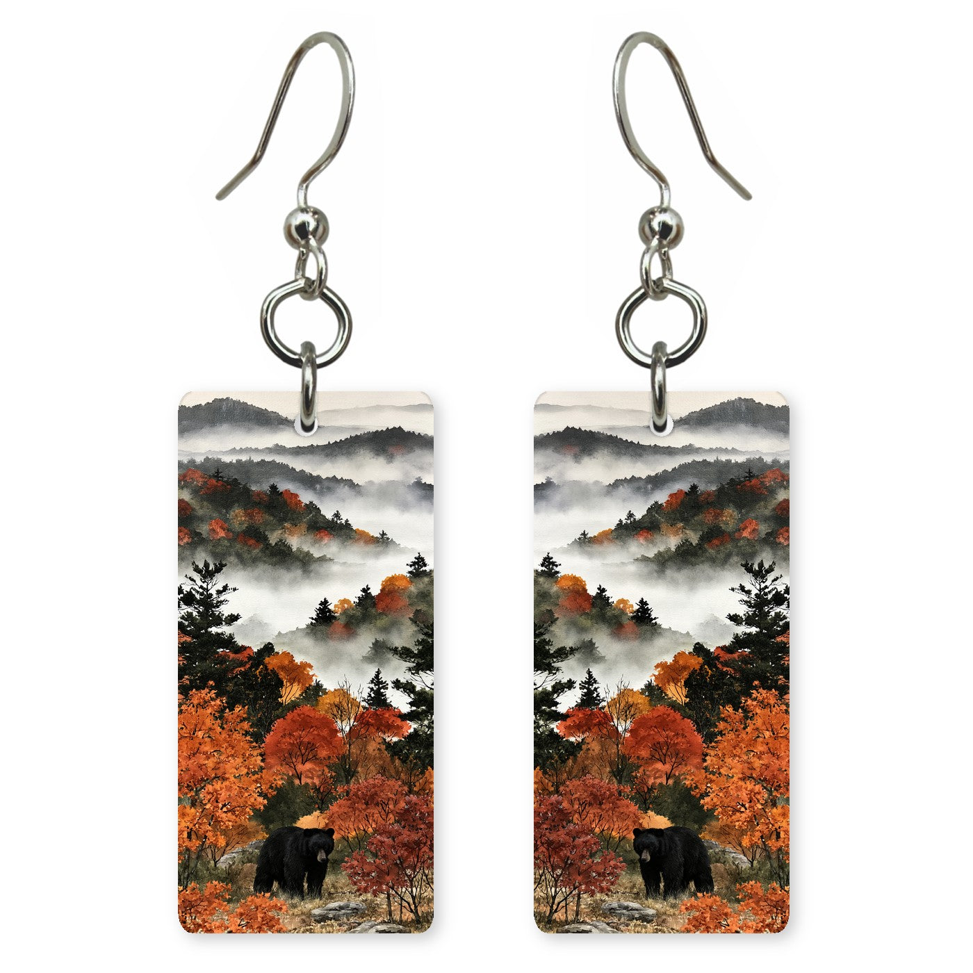 Fog Valley Bear earrings