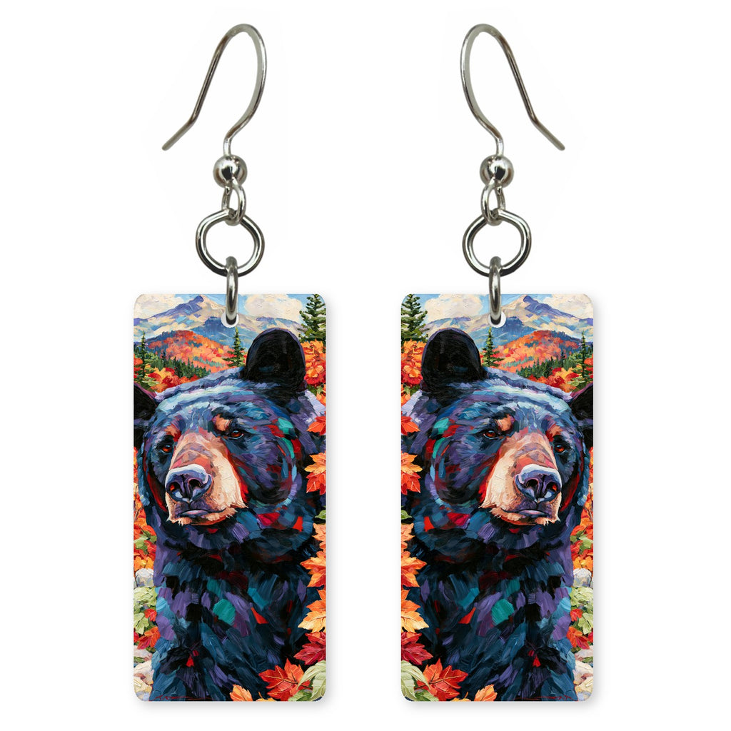 Painted Bear earrings