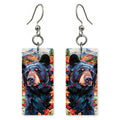 Painted Bear earrings
