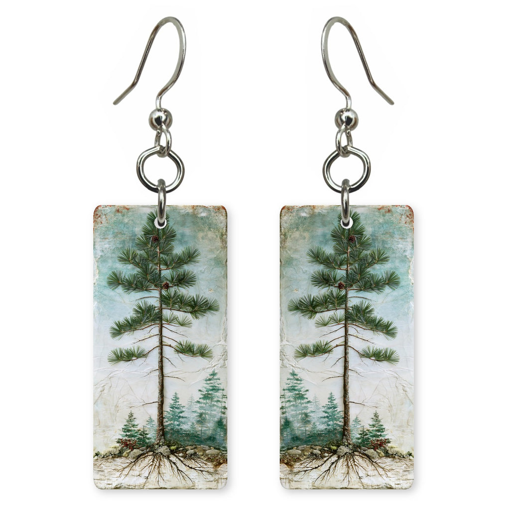 White Pine Roots earrings