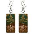 Golden Root Pine earrings