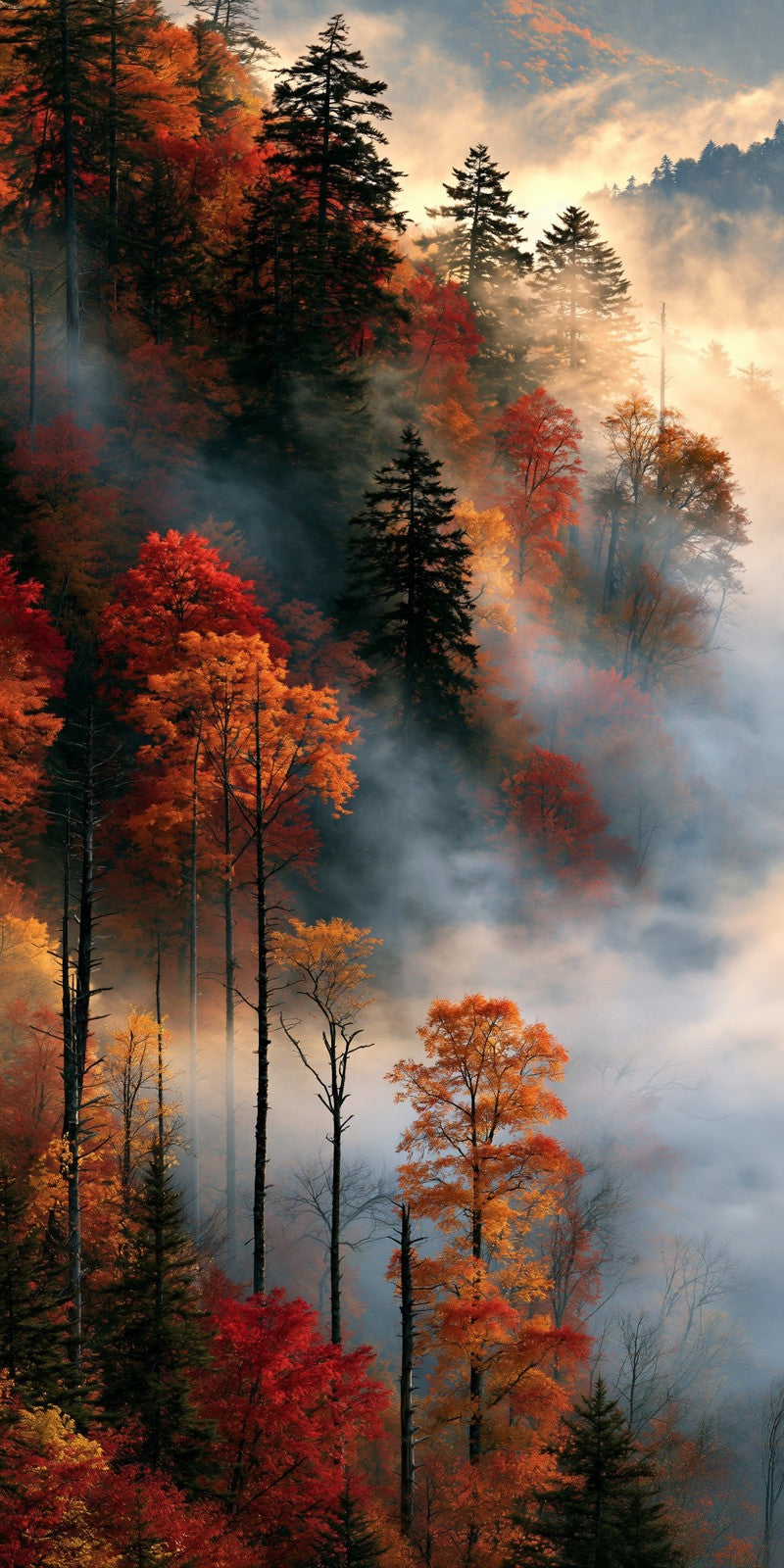 Smoky Autumn Fog Earrings | FW462