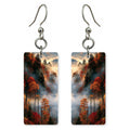 Smoky Autumn Fog earrings