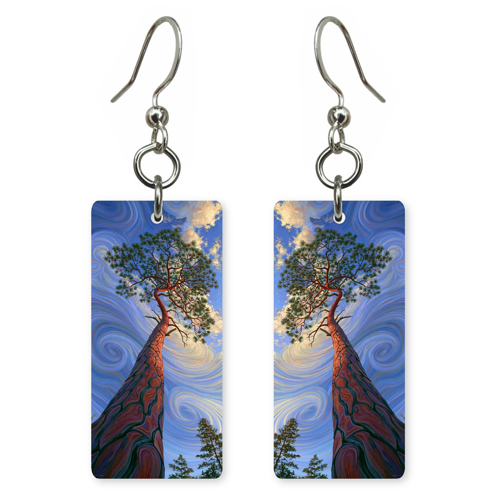 Starry Sky Pine earrings