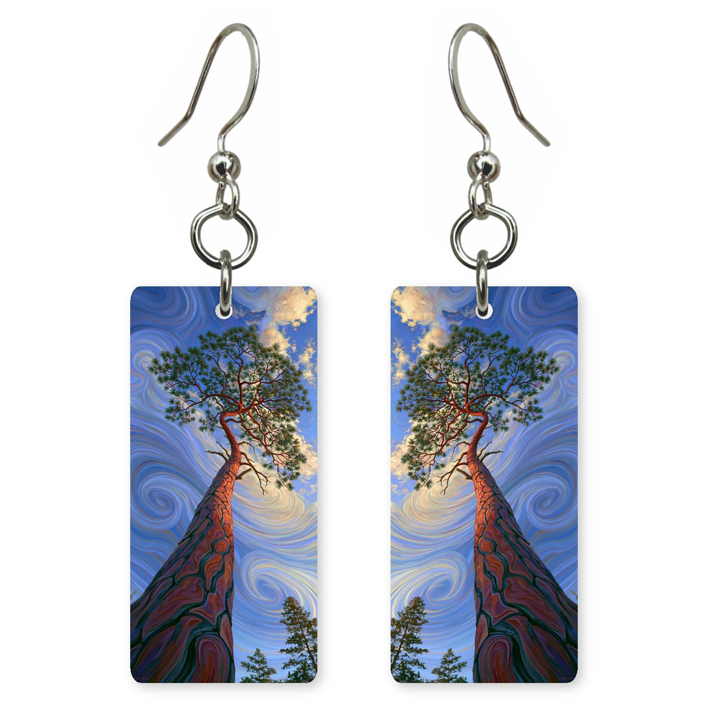 Starry Sky Pine earrings