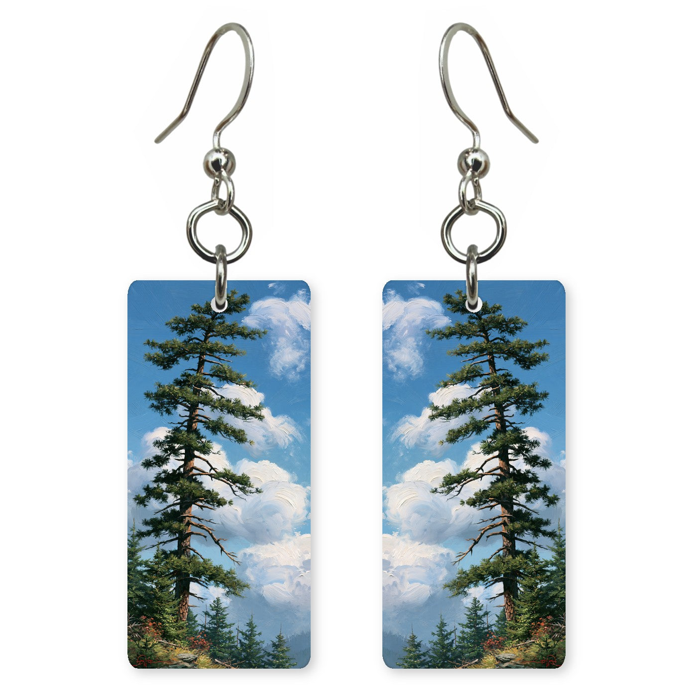 Cloud Pine earrings