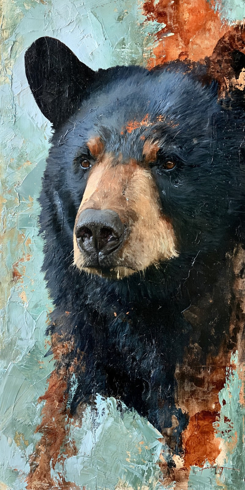 Bear Portrait Earrings | FW470