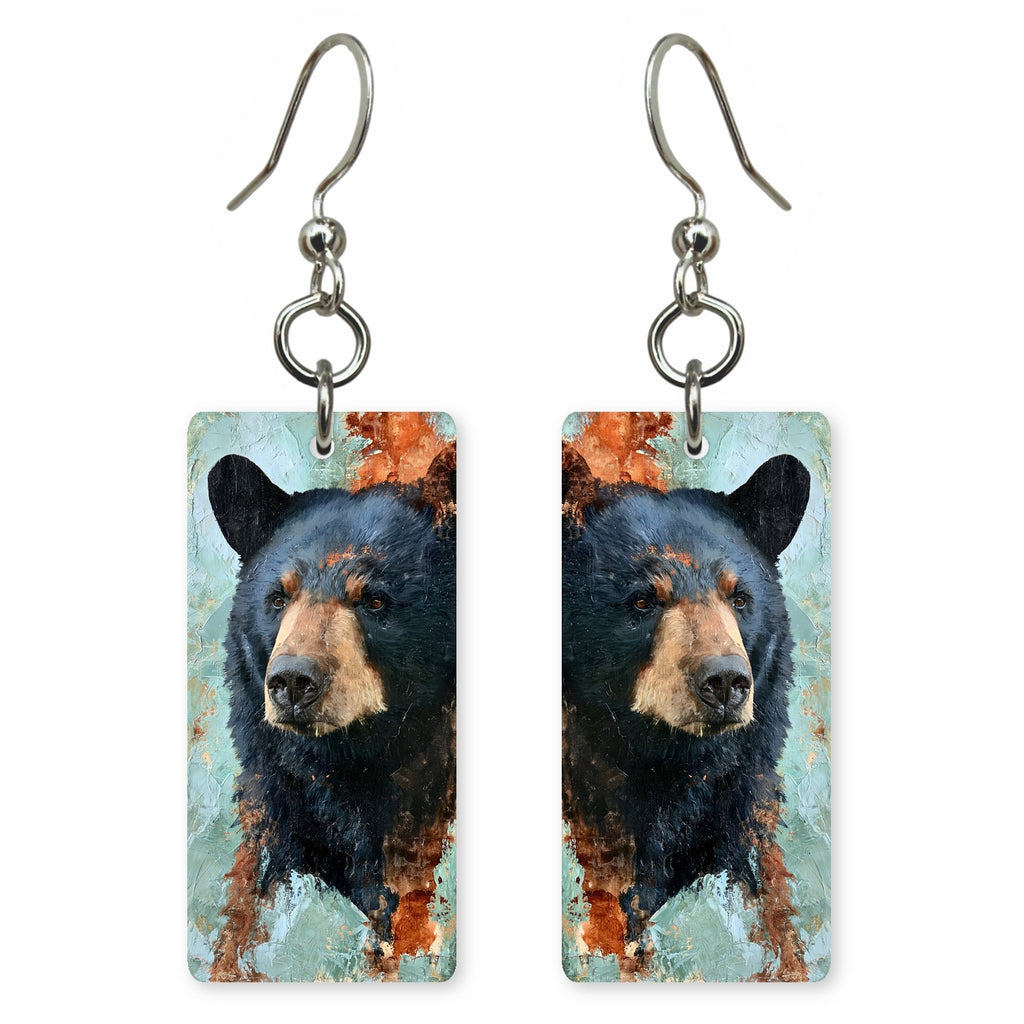 Bear Portrait earrings