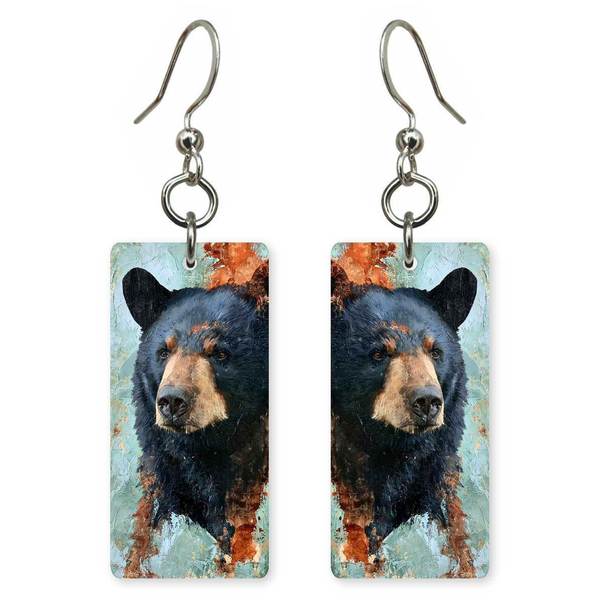 Bear Portrait earrings