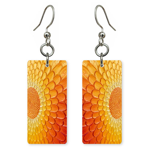 Amber Bloom earrings