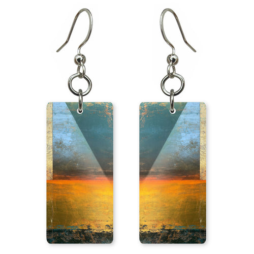 Amber Prism earrings