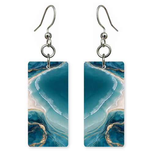 Aerial Shoreline earrings