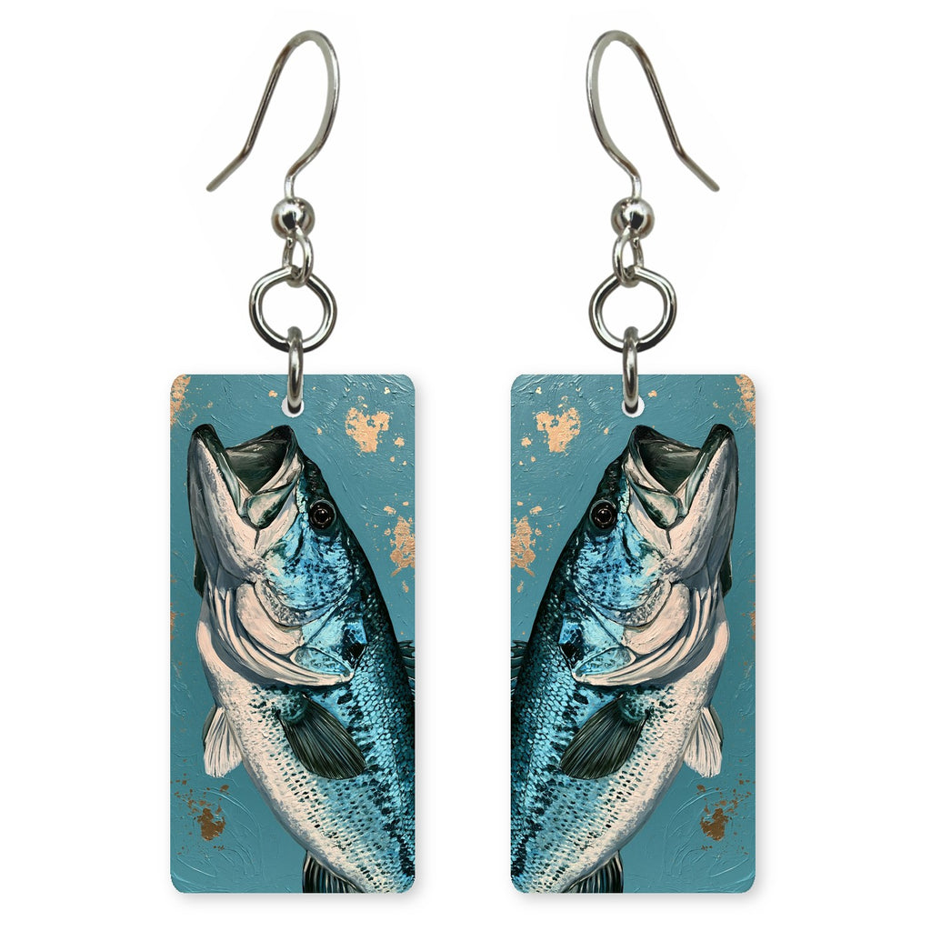Gold Fleck Bass earrings
