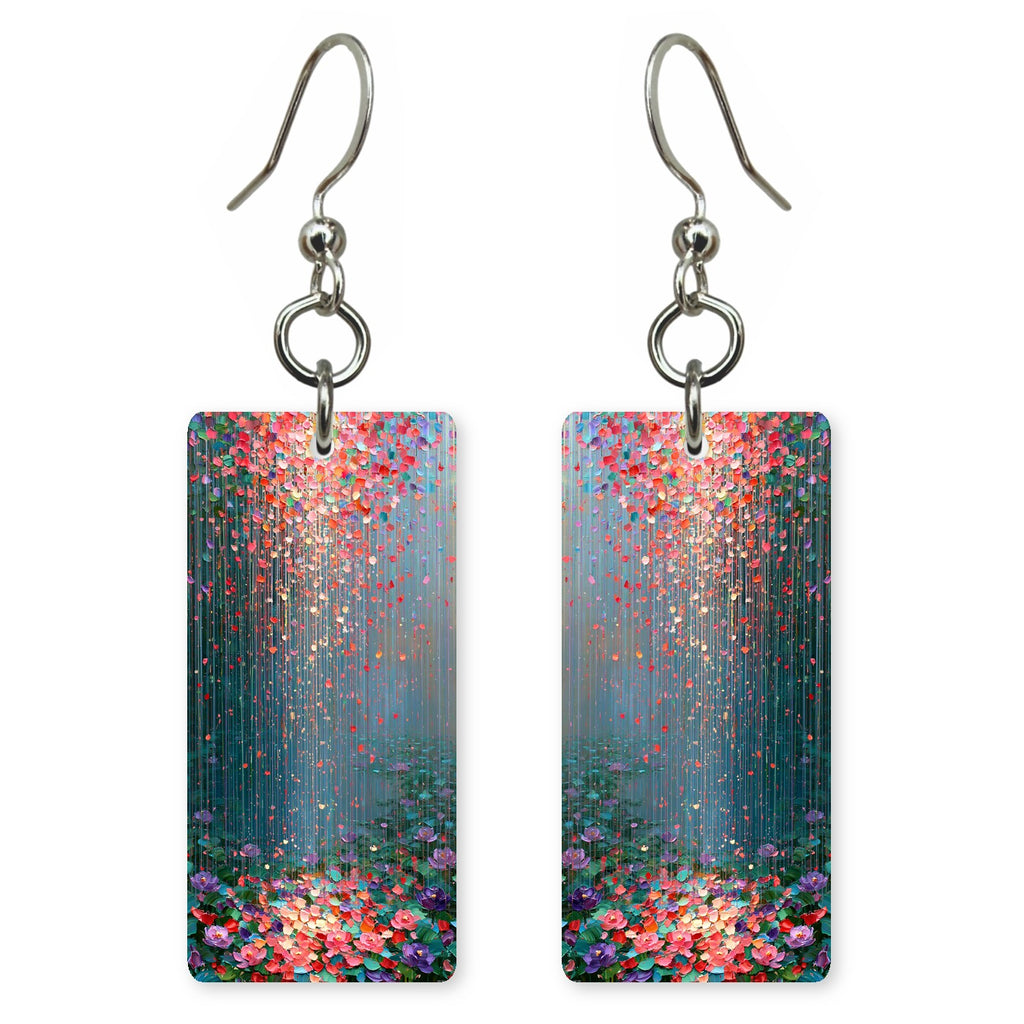 Petal Curtain earrings