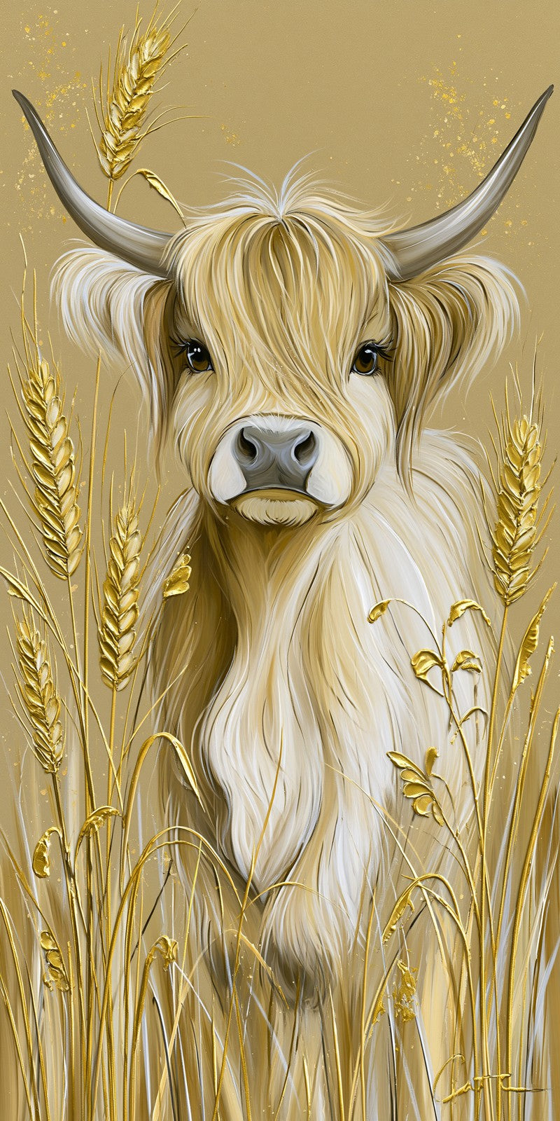 Wheat Highland Earrings | FW707