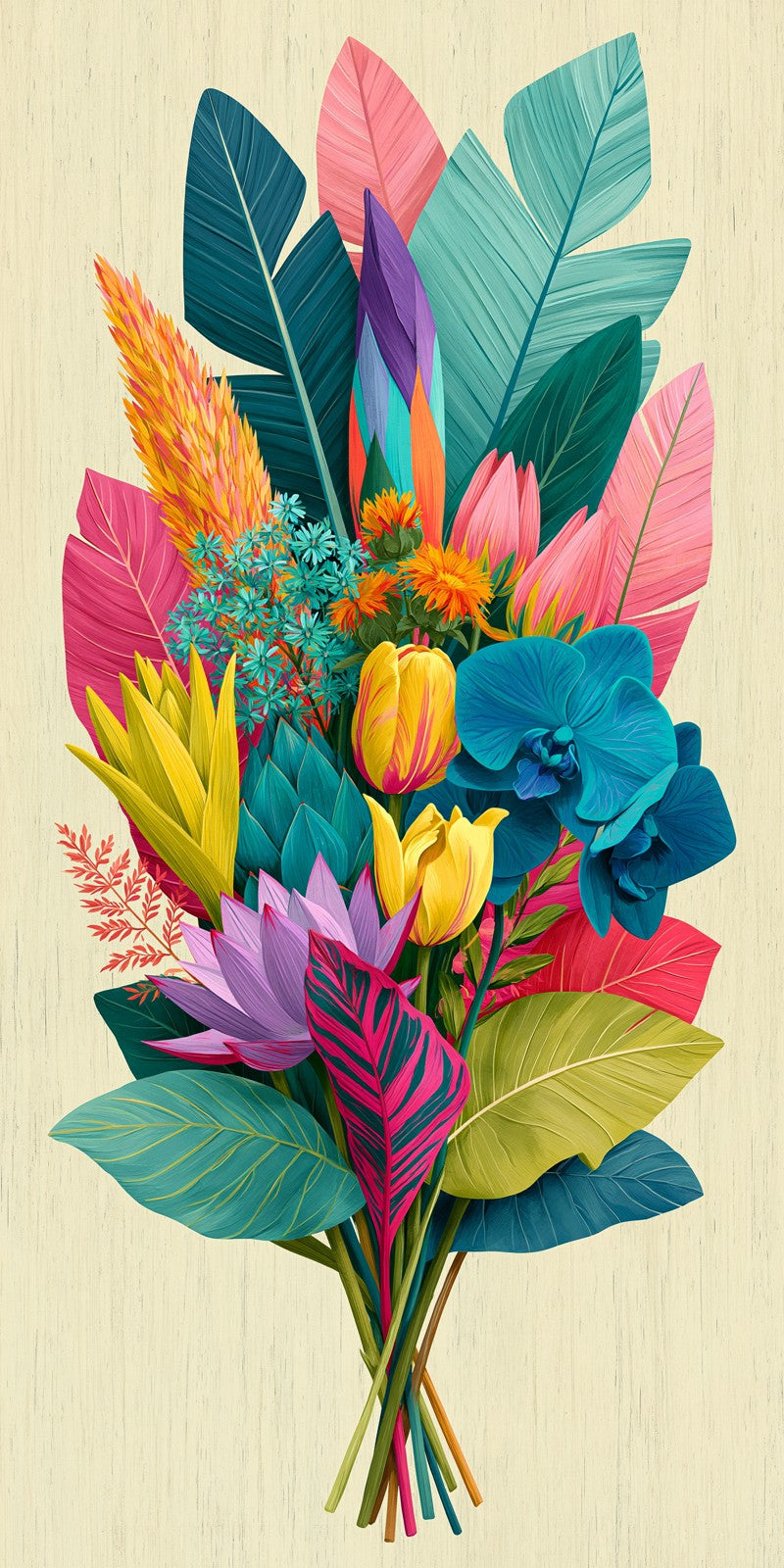Tropical Bouquet Earrings | FW725