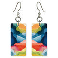 Rainbow Wash earrings
