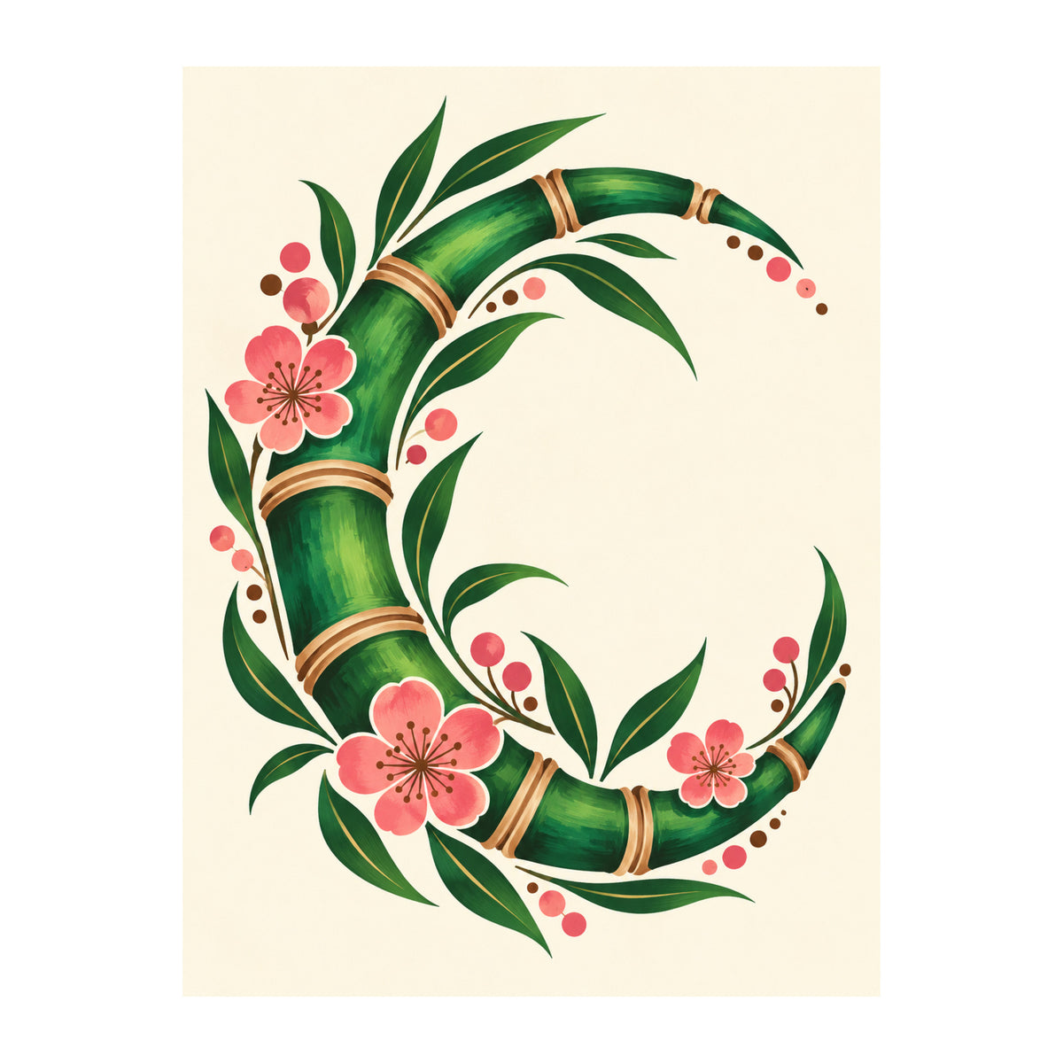 Bamboo Crescent Mahjong artwork