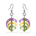 Jade Tides Mahjong earrings, pair mockup