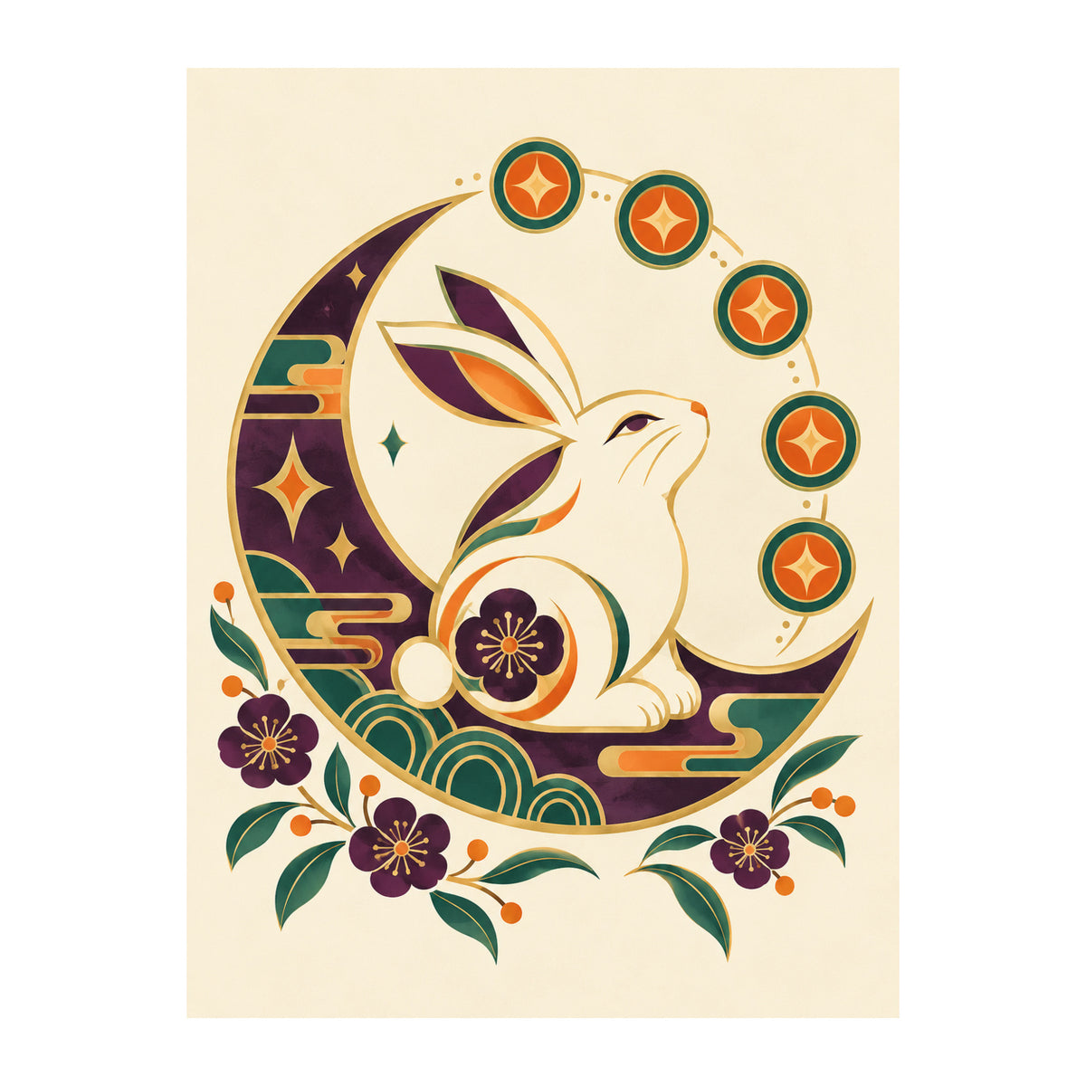 Moon Rabbit Mahjong artwork