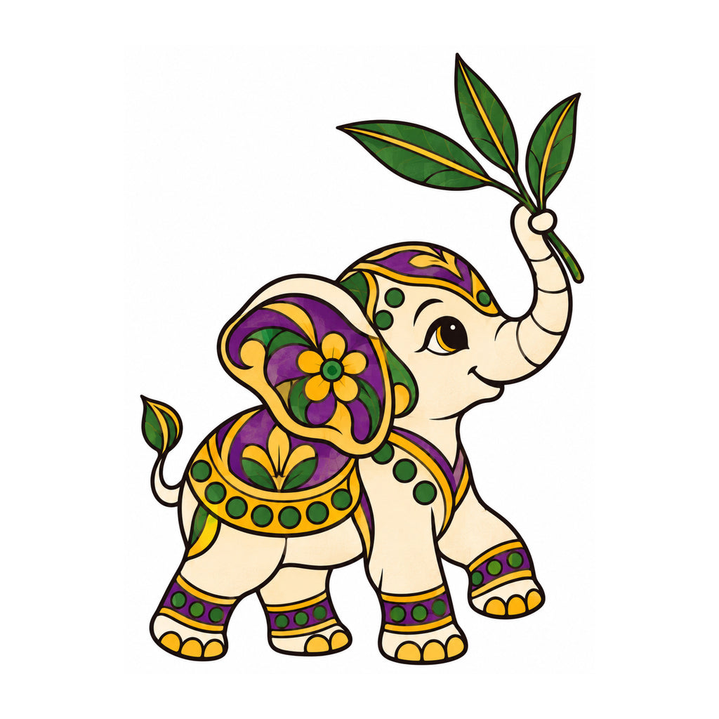 Elephant Bamboo Mahjong artwork