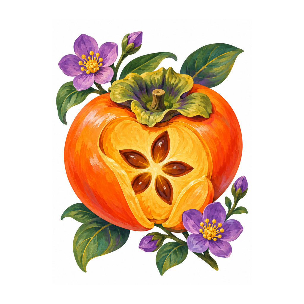Lucky Persimmon Mahjong artwork