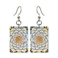 Golden Dot Bloom Mahjong Earrings | FWMJ21