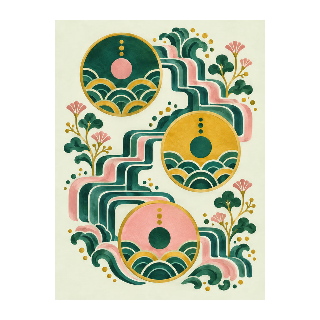 Water Steps Mahjong artwork