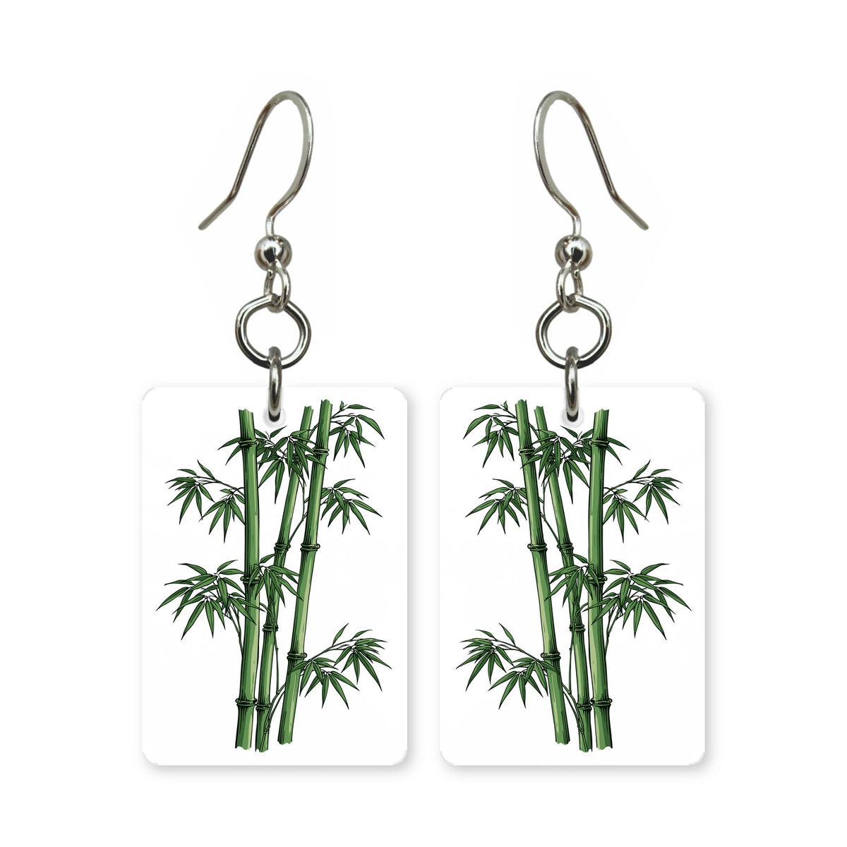 Bamboo Grove Mahjong Earrings | FWMJ2