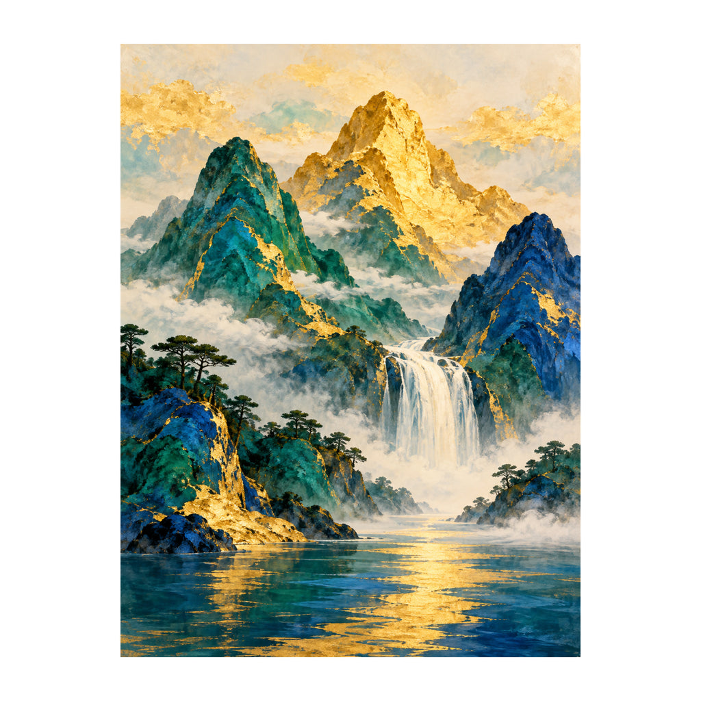 Mountain of Gold — original Chinese-inspired artwork