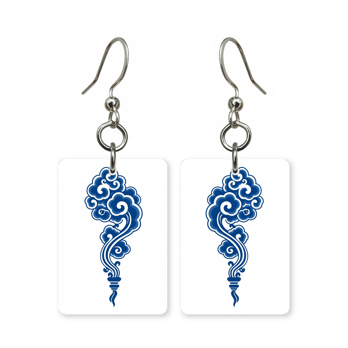 Rising Cloud Mahjong Earrings | FWMJ34