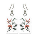Four Gentlemen Mahjong Earrings | FWMJ36