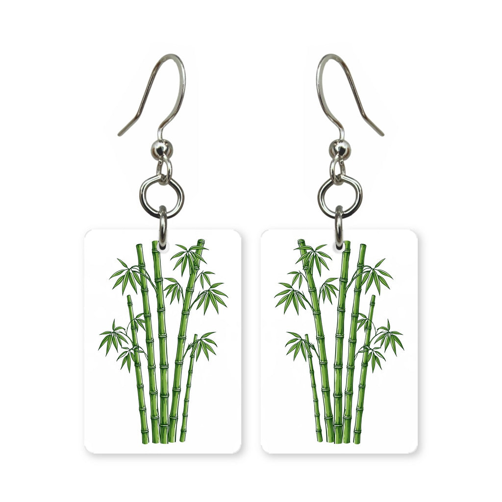 Bamboo Draw Mahjong Earrings | FWMJ3
