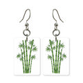 Bamboo Draw Mahjong Earrings | FWMJ3